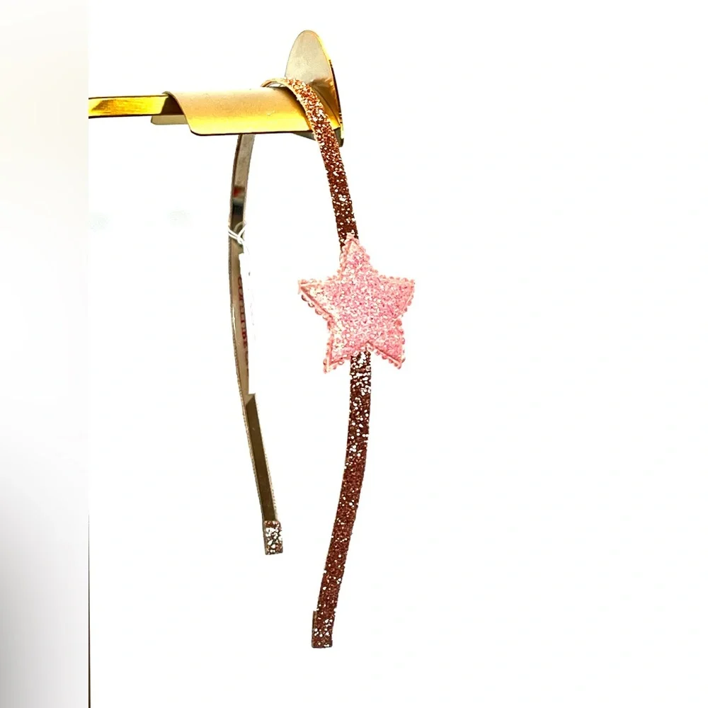 Pink Star Glitter Headband